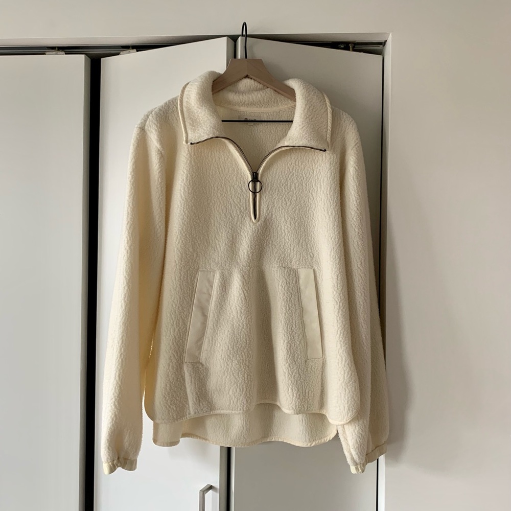 Madewell Quarter Zip Fleece